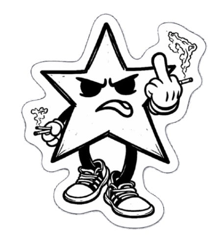 Small Camberstar Fu Sticker
